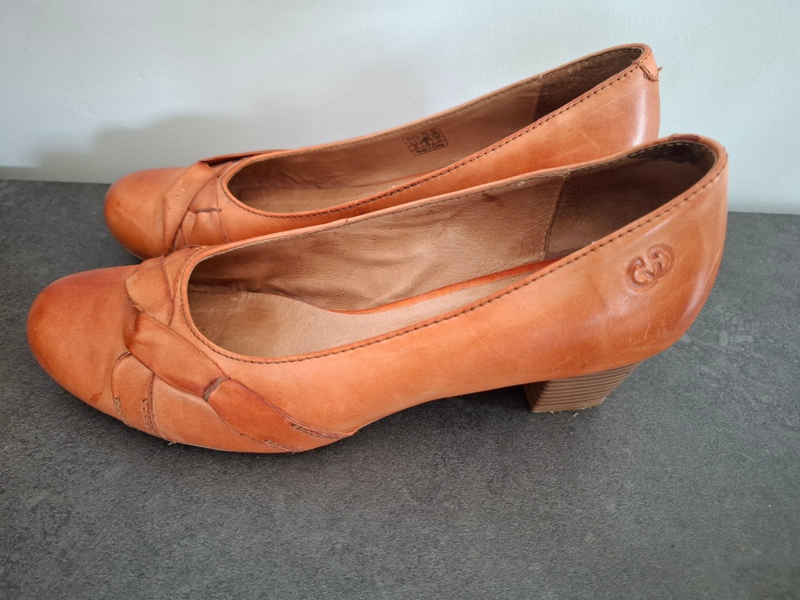 Gerry Weber pumps, maat 39, oranje/bruin, Pumps, Oranje, Ophalen of Verzenden, Gerry Weber