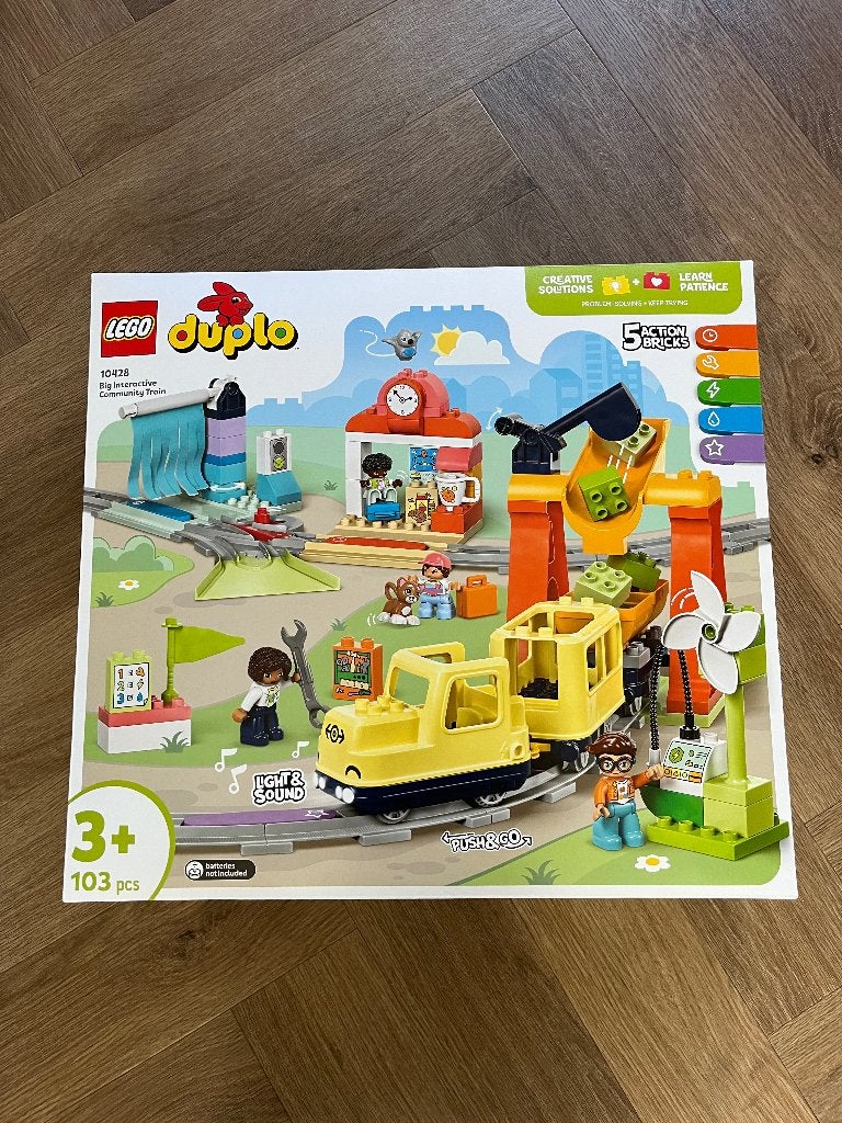 Duplo grote interactieve buurttrein NIEUW, Kinderen en Baby's, Speelgoed | Duplo en Lego, Ophalen, Nieuw, Duplo, Complete set