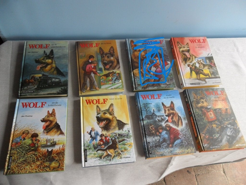 Jeugdboeken Wolf – Jan Postma, Boeken, Ophalen of Verzenden, Zo goed als nieuw, Jan Postma