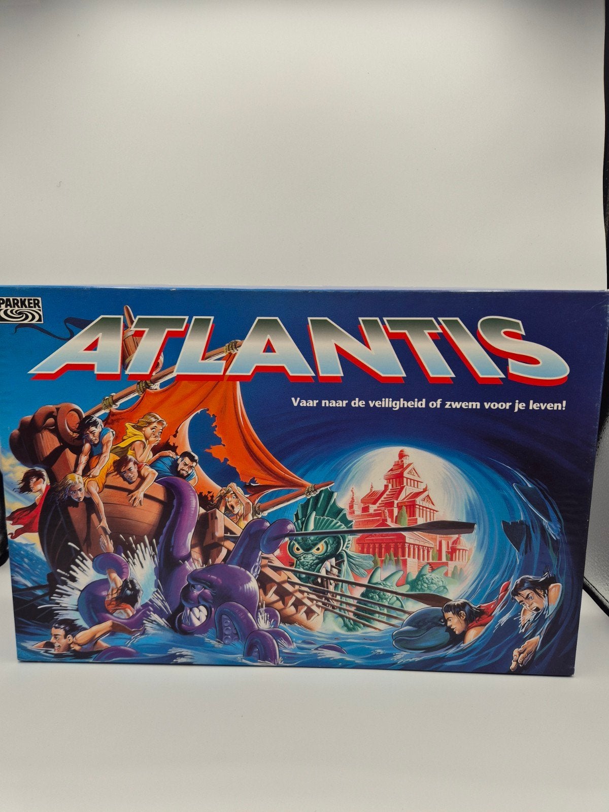 Atlantis Bordspel - Vlucht van de Zinkende Stad, Hobby en Vrije tijd, Gezelschapsspellen | Bordspellen, Vijf spelers of meer, Ophalen of Verzenden