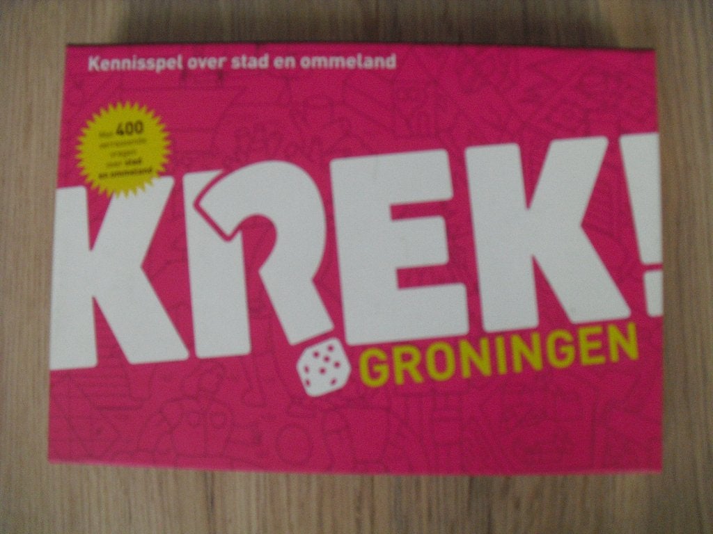 Krek kennisspel 400 vragen Groningen en Ommeland 5 thema's, Vijf spelers of meer, Ophalen of Verzenden, Zo goed als nieuw, KREK
