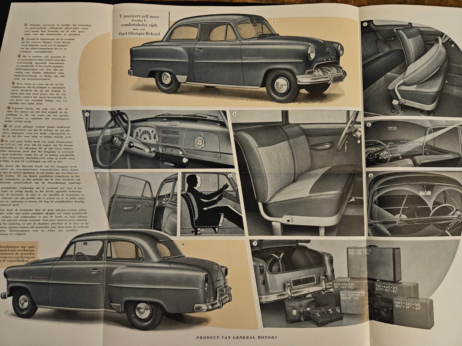 Brochure Opel Olympia Rekord 1953, Ophalen of Verzenden, Zo goed als nieuw, Opel