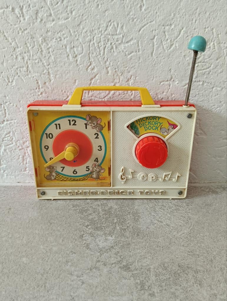 Fisher Price vintage muziekdoos 1965, Ophalen of Verzenden, Gebruikt, Overige typen, Met geluid