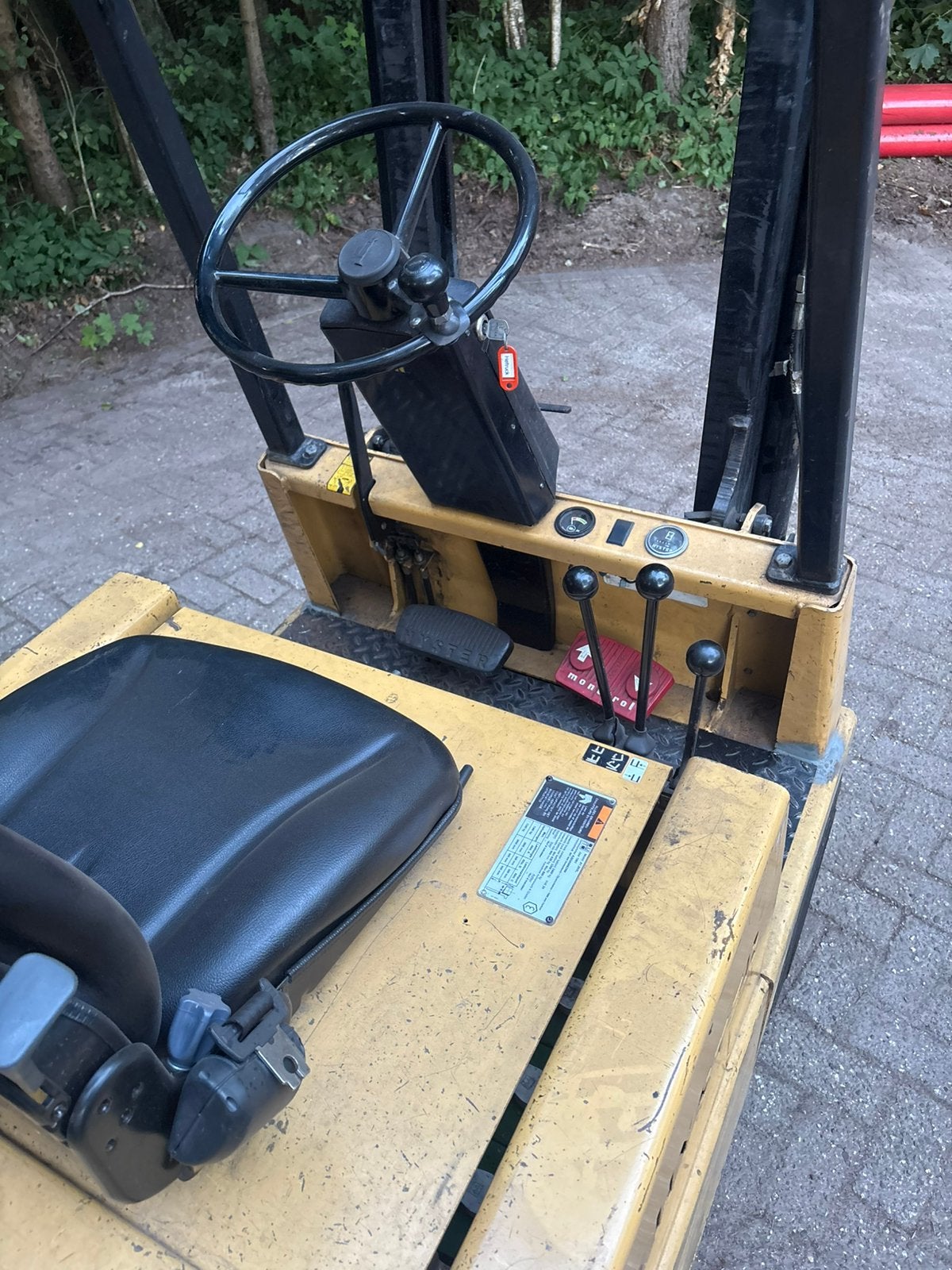 Hyster heftruck 1.50 elektrische, Zakelijke goederen, Machines en Bouw | Heftrucks en Intern transport, 1000 tot 2000 kg, Ophalen