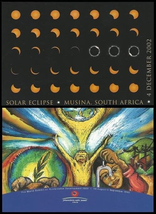 ZUID AFRIKA 2002 Zonsverduistering & Duurzame Energie Wereld, Verzenden, Zuid-Afrika, Postfris