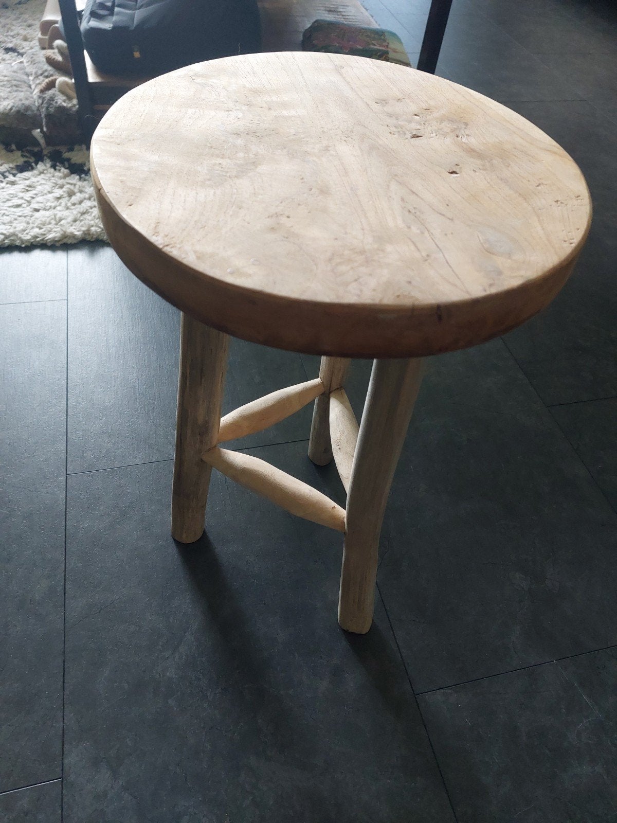 leuk krukje mangohout, Ophalen, Zo goed als nieuw, Hout