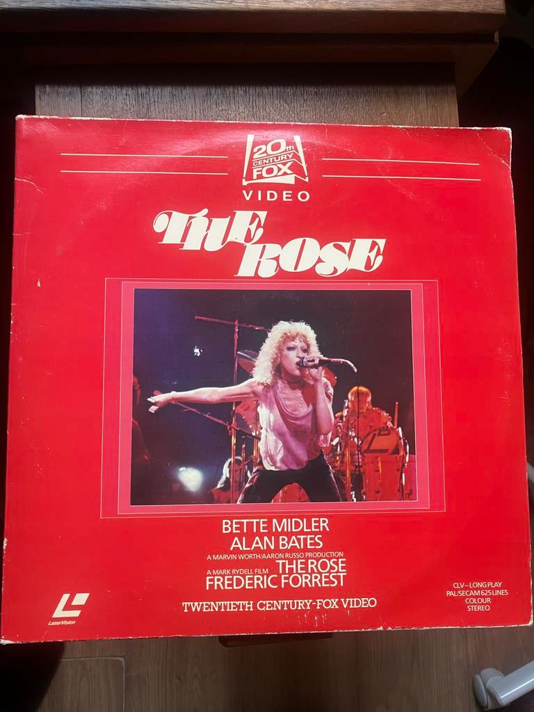 Laserdisc The Rose, Alle leeftijden, Ophalen of Verzenden, Zo goed als nieuw