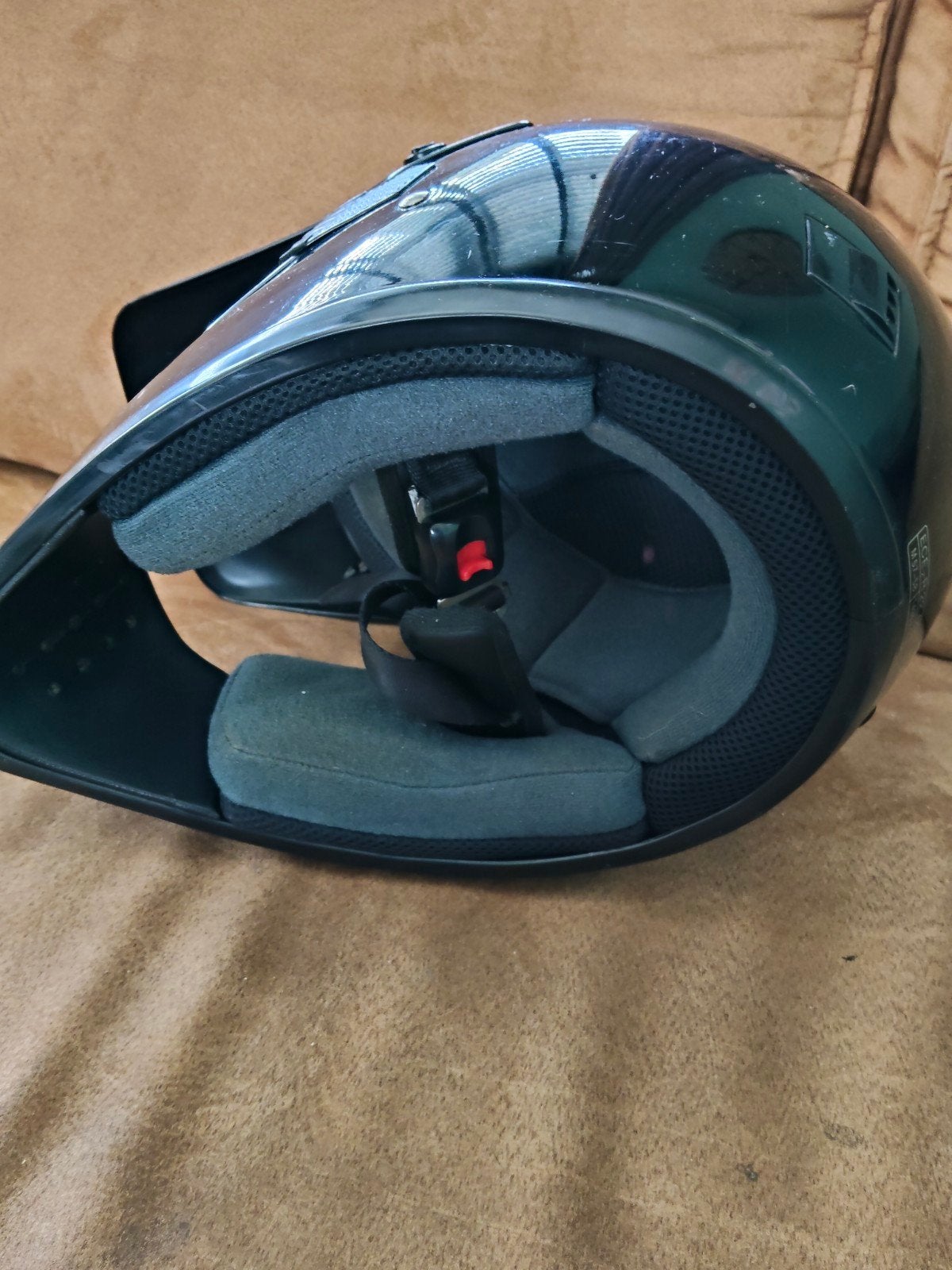 Helm izgs, nooit mee gevallen., Fietsen en Brommers, Brommerhelmen, Ophalen