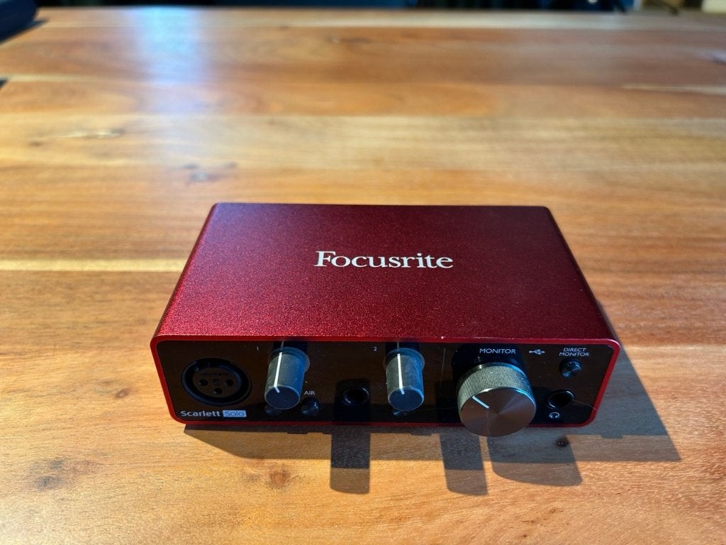 Focusrite Scarlett Solo 3rd generation, Ophalen of Verzenden, Zo goed als nieuw, Extern, Focusrite