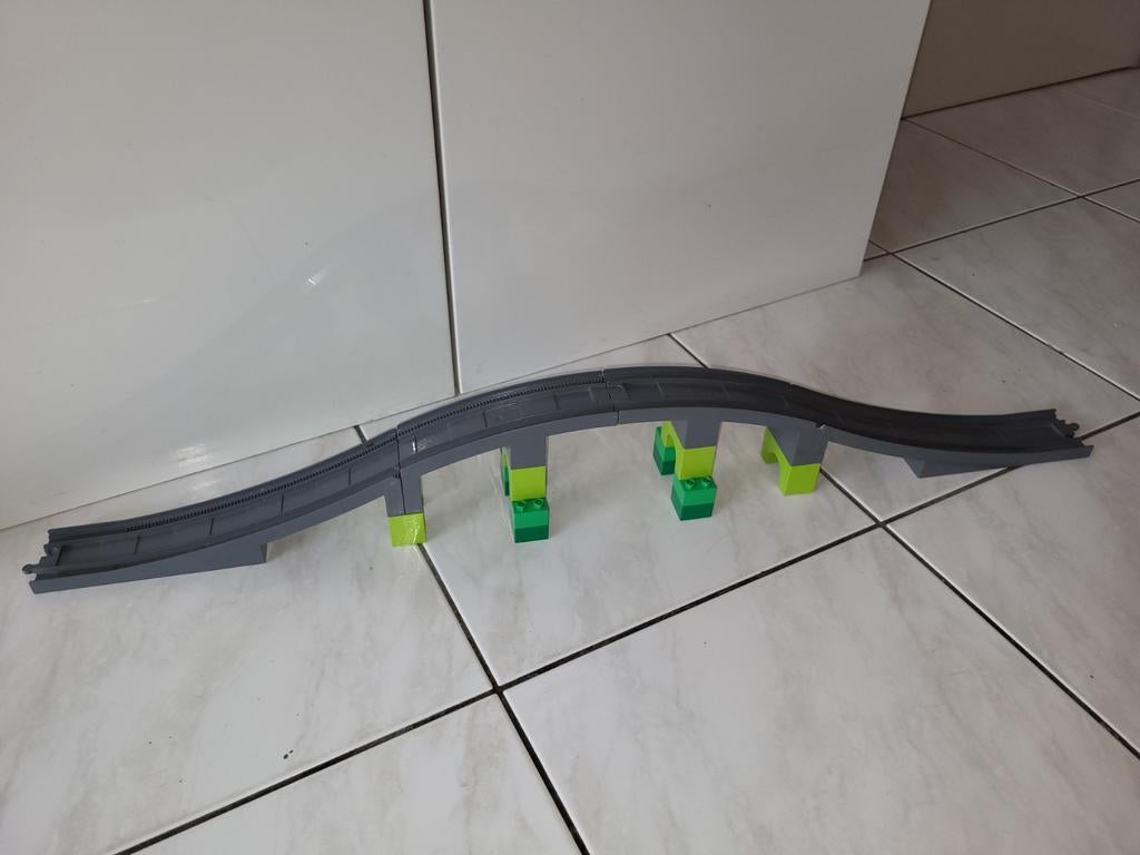 Duplo grote brug voor bij de trein, Gebruikt, Ophalen of Verzenden, Duplo, Duplo
