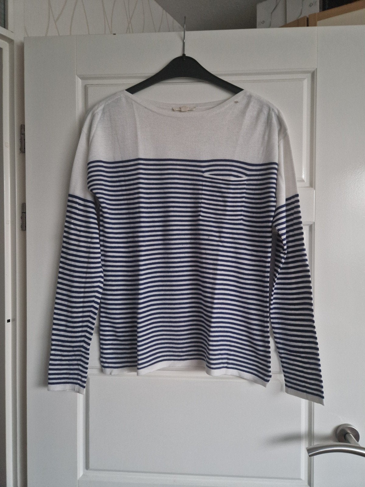 Te koop blauw/witte dames trui, merk Esprit, maat M., Maat 38/40 (M), Blauw, Ophalen of Verzenden, Zo goed als nieuw