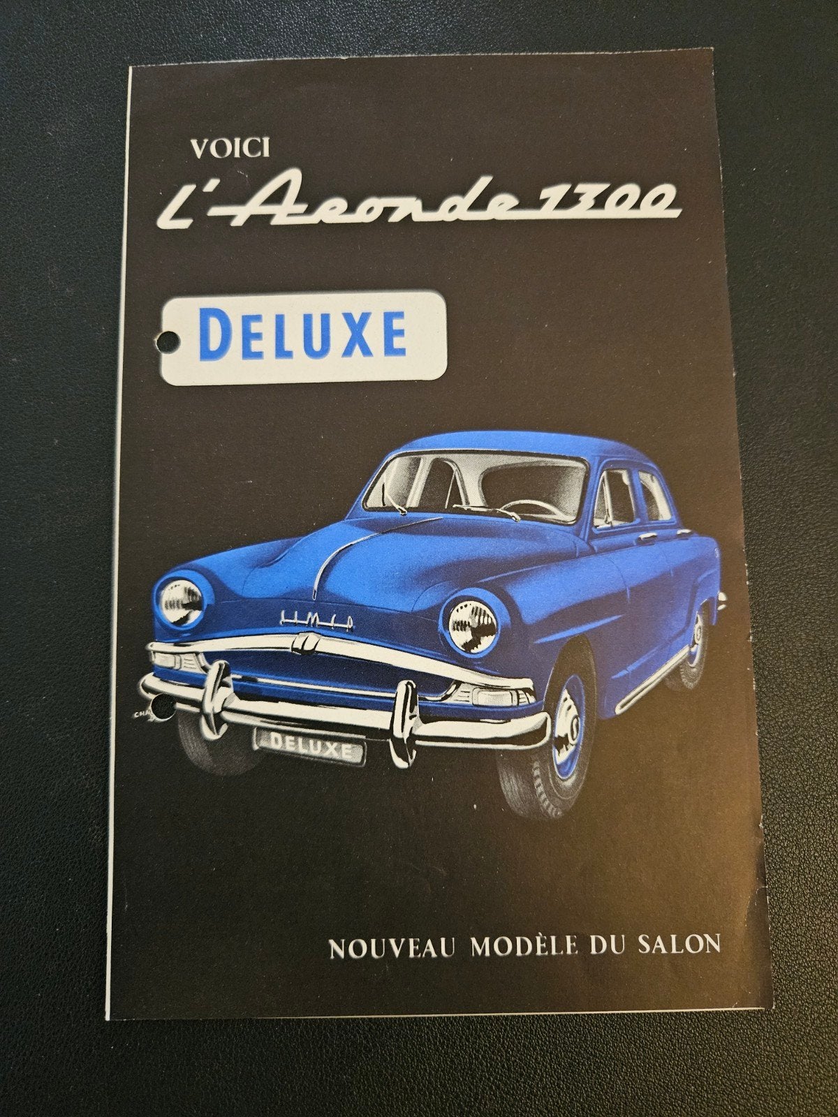 Brochure Simca Aronde 1300 Deluxe 1956, Ophalen of Verzenden, Zo goed als nieuw, Overige merken