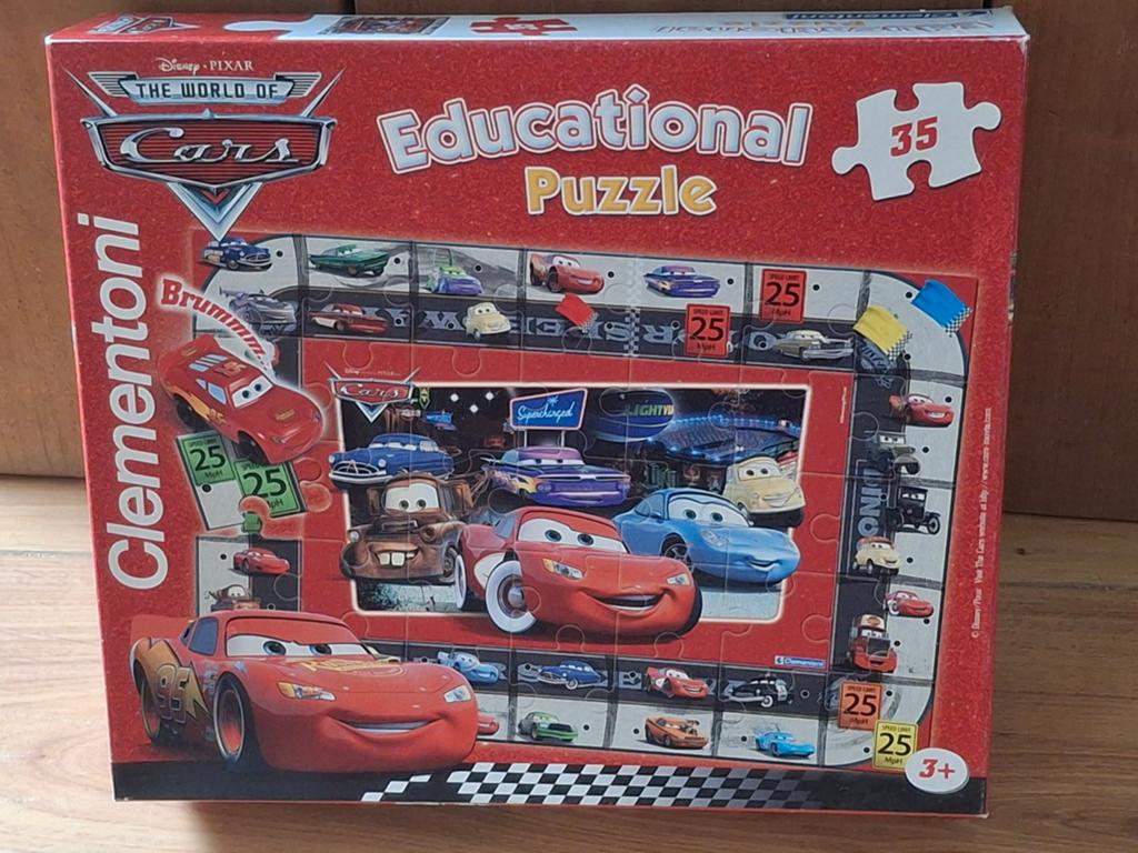 Cars educational puzzel., Ophalen of Verzenden, Meer dan 50 stukjes