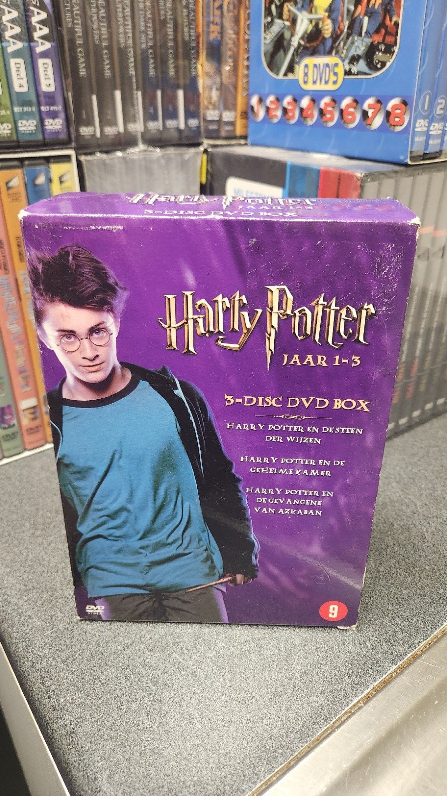 Harry Potter Jaren 1-3 DVD Boxset - 3-Disc Collectie, Gebruikt, Ophalen of Verzenden, Vanaf 6 jaar, Inclusief doosje