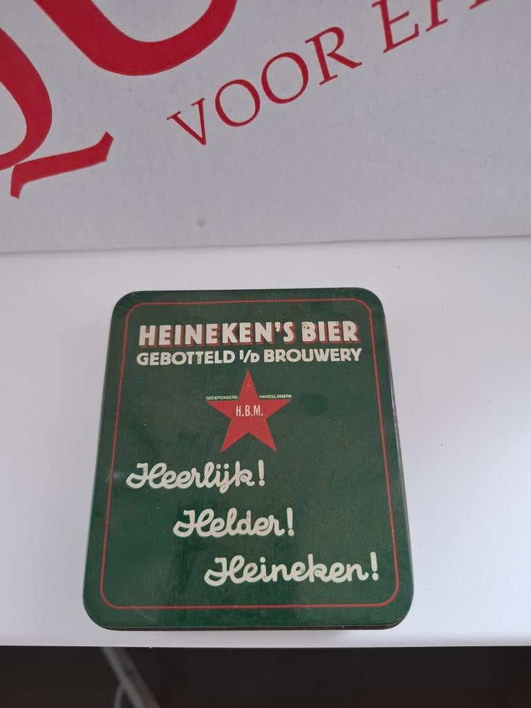 Vintage Heineken Viltjes Collectie - Diverse Ontwerpen, Ophalen, Gebruikt, Viltje(s), Heineken