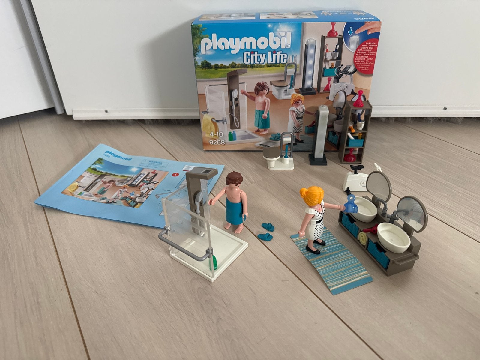 Playmobil City Life Badkamer 9268 - Zo goed als nieuw, Ophalen of Verzenden, Zo goed als nieuw, Jongen of Meisje