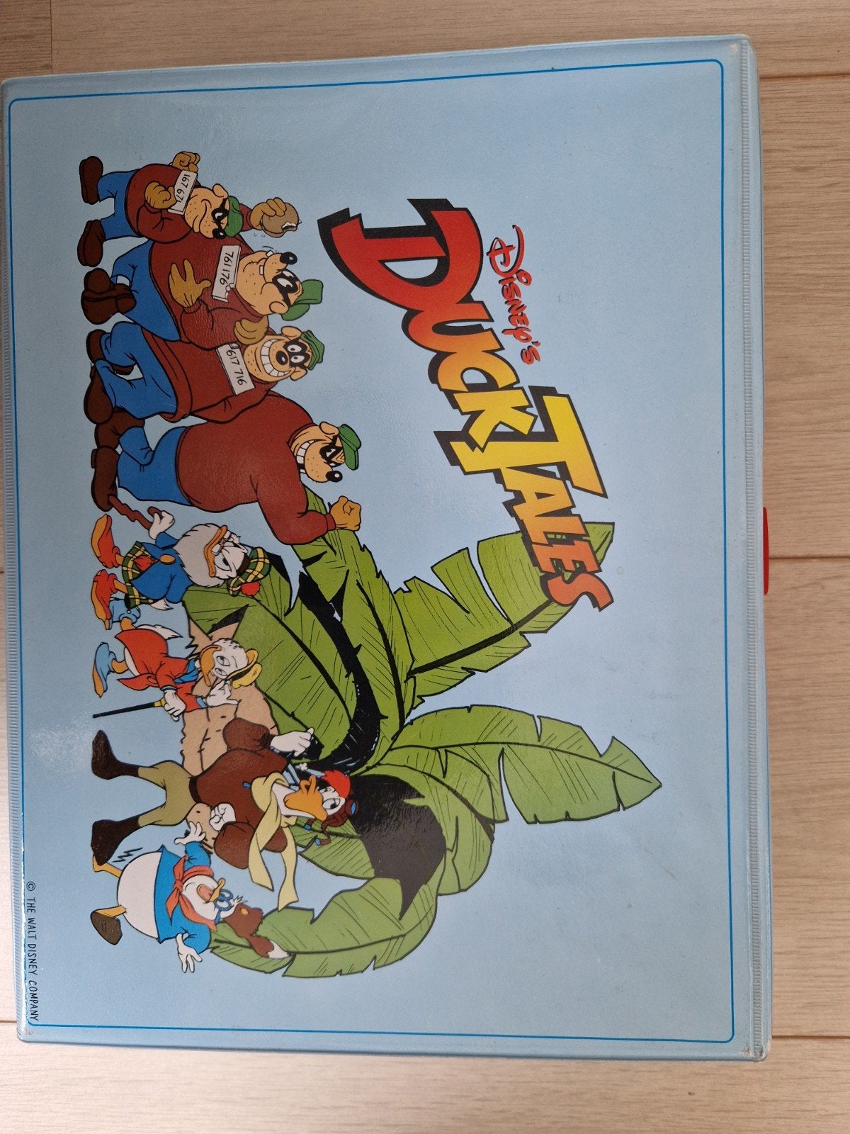 1987 ducktales opbergkoffer kunststof fortyfour plastic, Ophalen of Verzenden
