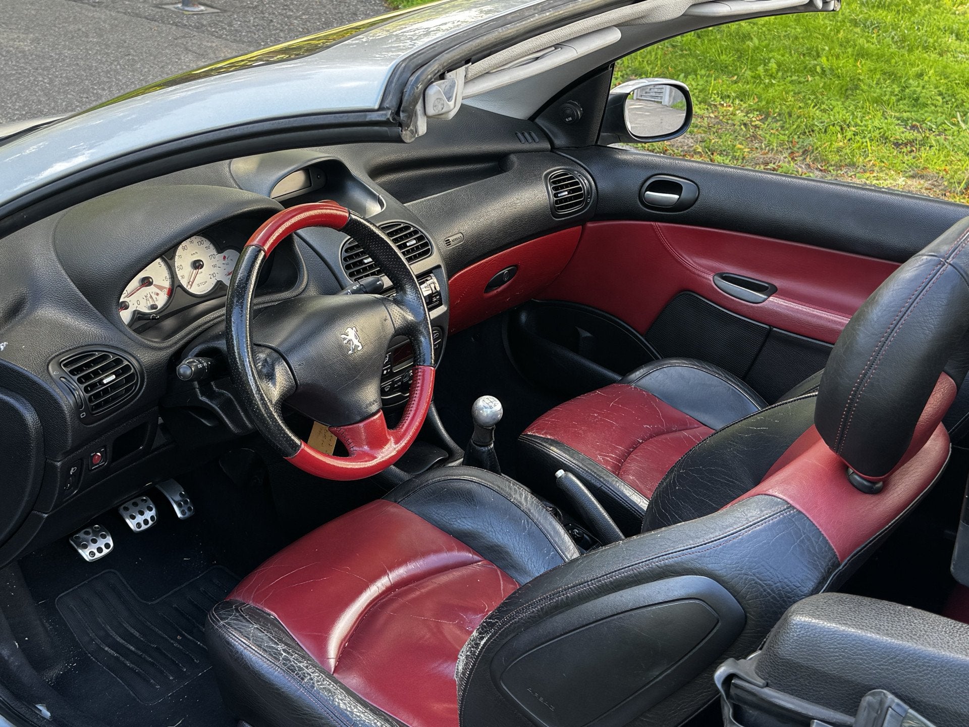 Peugeot 206 CC 1.6-16V cabrio, ( 2x ! ) (bj 2002), Auto's, Voorwielaandrijving, Gebruikt, 4 cilinders, Cabriolet
