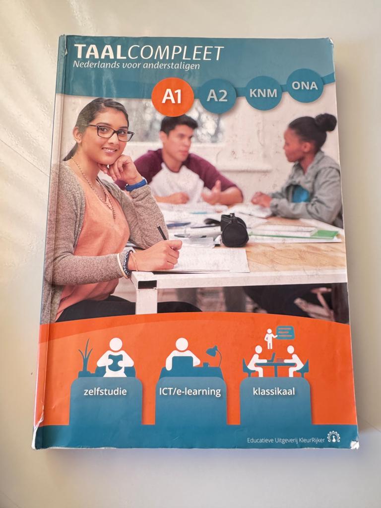 Taal compleet A1 learn dutch, Ophalen of Verzenden, Zo goed als nieuw, Overige niveaus, Nederlands