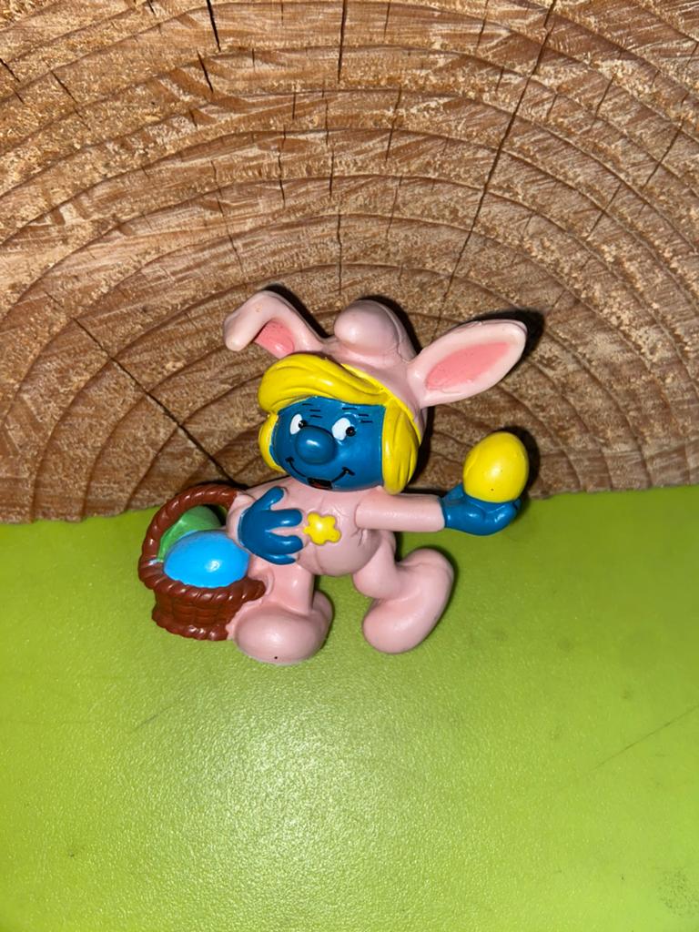 Smurfen smurf paashaas smurfin, Ophalen of Verzenden, Zo goed als nieuw, Verschillende Smurfen