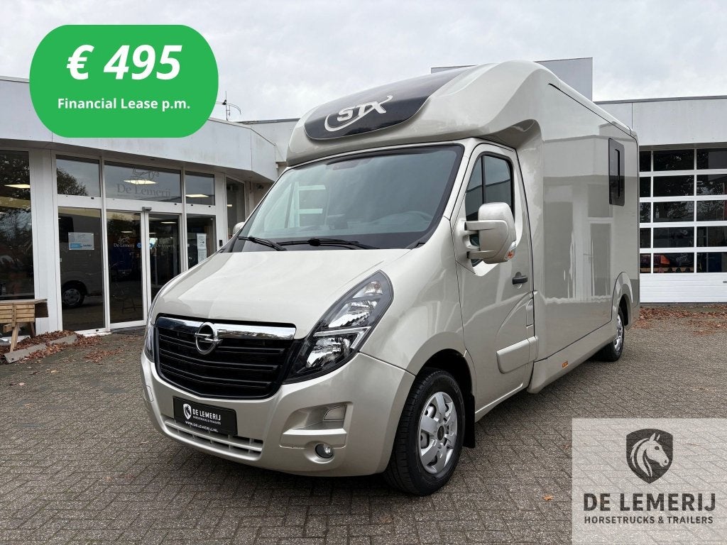 Opel Movano Paardenwagen STX Hengstenuitvoering 2022, Ophalen, Gebruikt, Polyester, 2-paards trailer