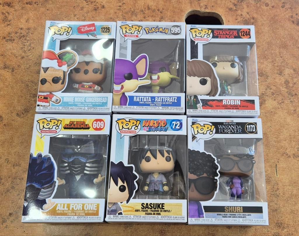 Set van 6 Funko Pops - NIB, Kinderen en Baby's, Speelgoed | Actiefiguren, Ophalen of Verzenden