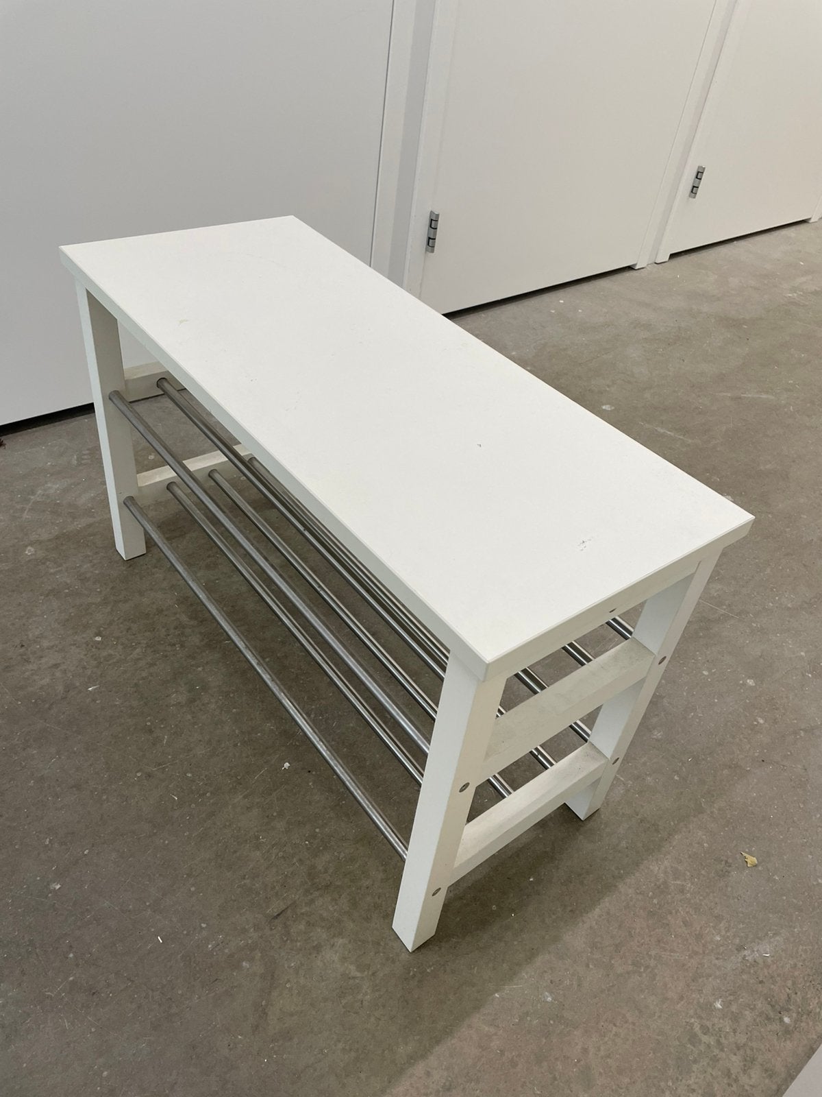TJUSIG Bench shoe storage (bank scownenrek), Ophalen, Zo goed als nieuw