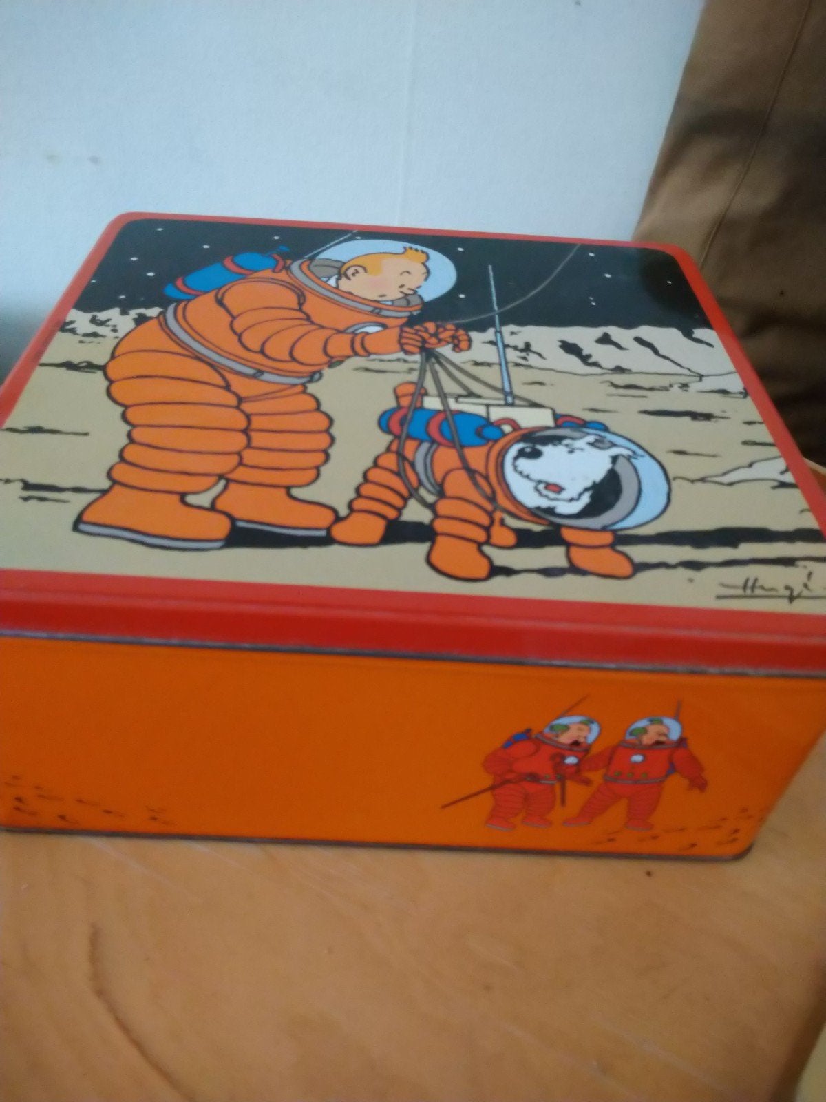 Blik van kuifje op de maan, Verzamelen, Ophalen of Verzenden, Kuifje, Gebruikt, Overige typen