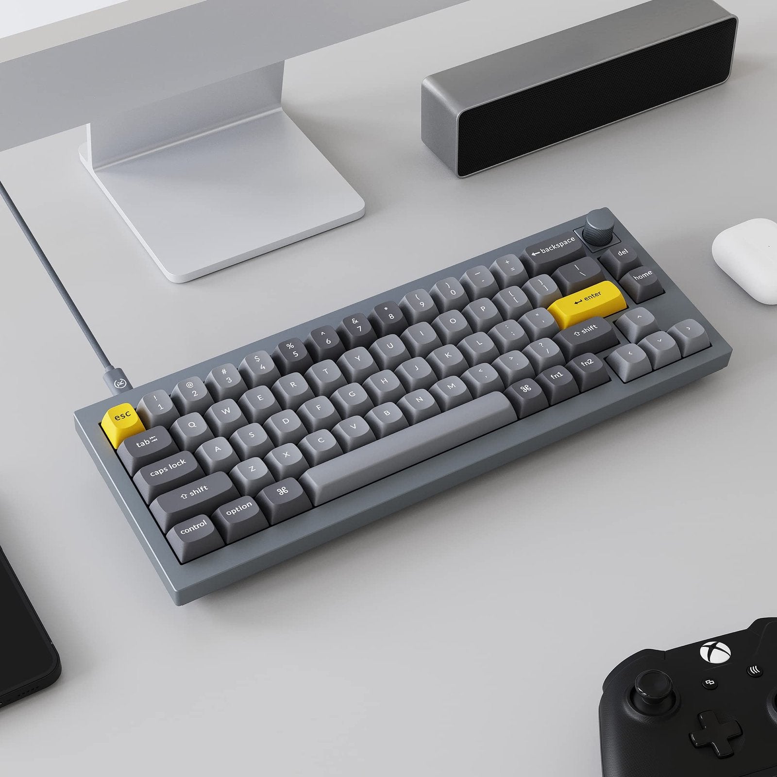 Keychron Q2 QWERTY met Gateron G Pro Bruin switches, Computers en Software, Ophalen, Gaming toetsenbord, Zo goed als nieuw, Qwerty