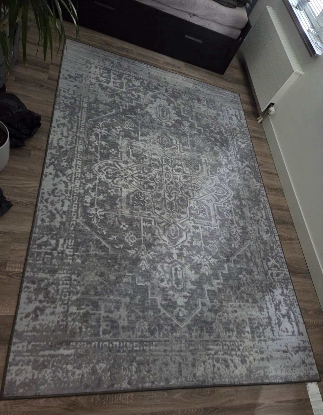 IKEA GERLEV vloerkleed 200x300 cm grijs, Ophalen, Gebruikt, 200 cm of meer, 200 cm of meer