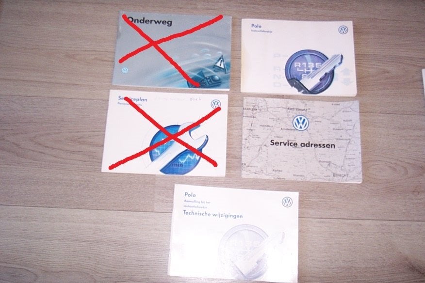 Gebruikershandleiding +div VW POLO type 6N  1994/2002, Auto diversen, Handleidingen en Instructieboekjes, Ophalen of Verzenden