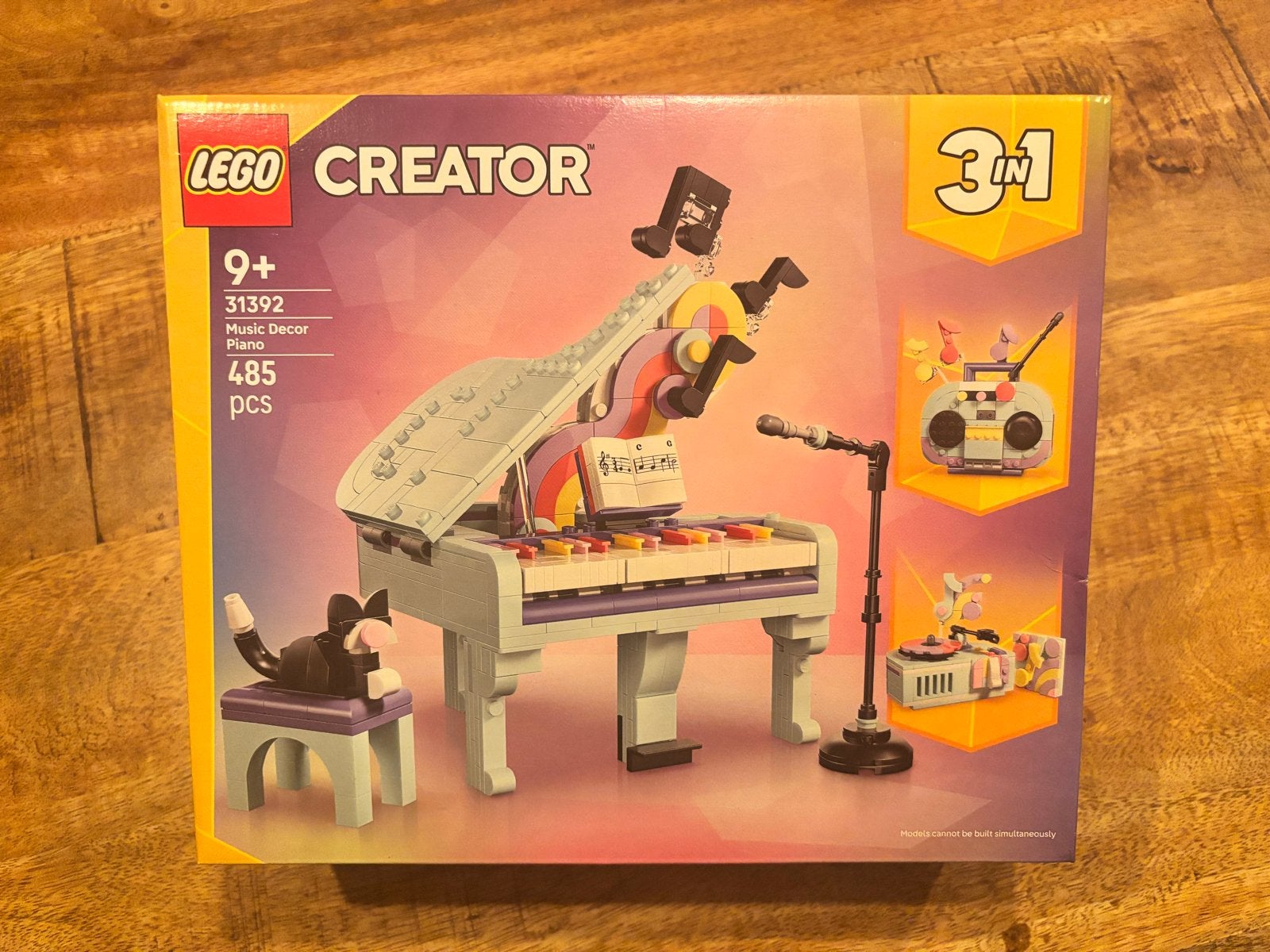 LEGO Creator 31392 Muziek Decor Piano 3-in-1 Nieuw, Lego, Nieuw, Ophalen of Verzenden, Ongeopend/sealed
