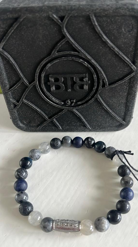 Rebel & rose natuurstenen armband, Ophalen of Verzenden, Nieuw, Elastiek