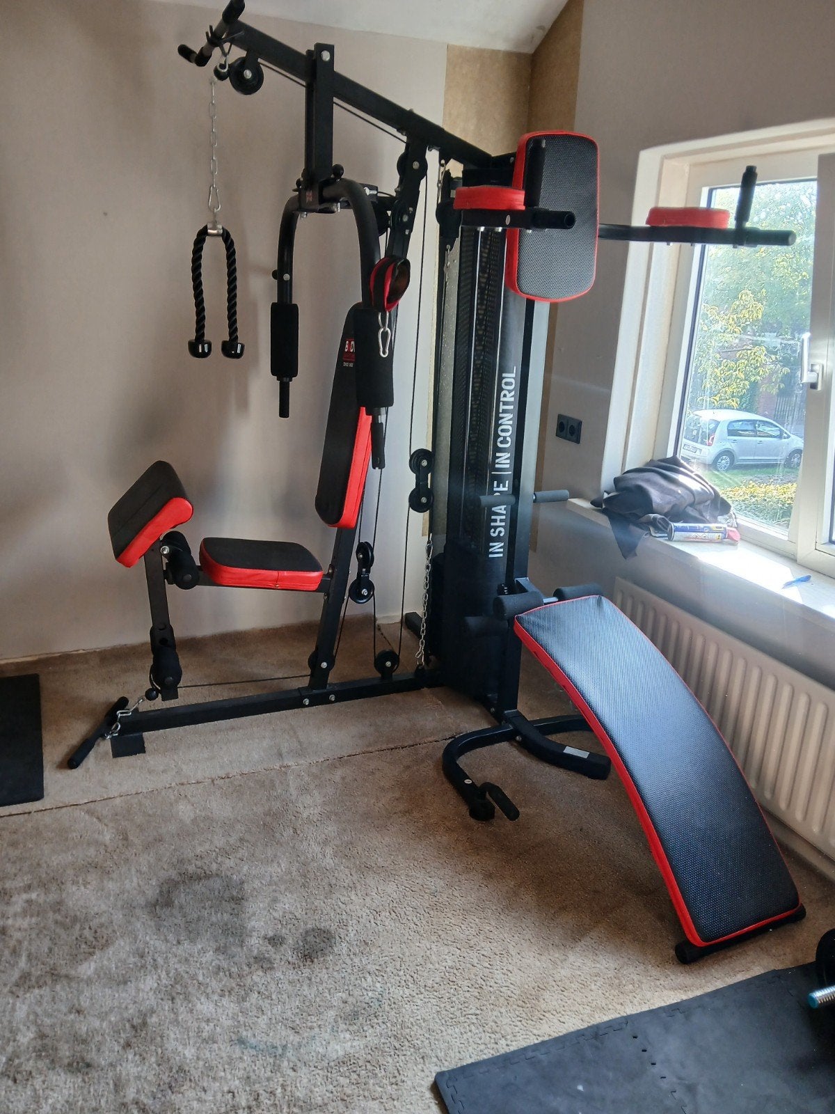 Body Sculpture BMG-4702G Multi Gym - Krachtstation, Sport en Fitness, Ophalen, Krachtstation, Benen, Zo goed als nieuw