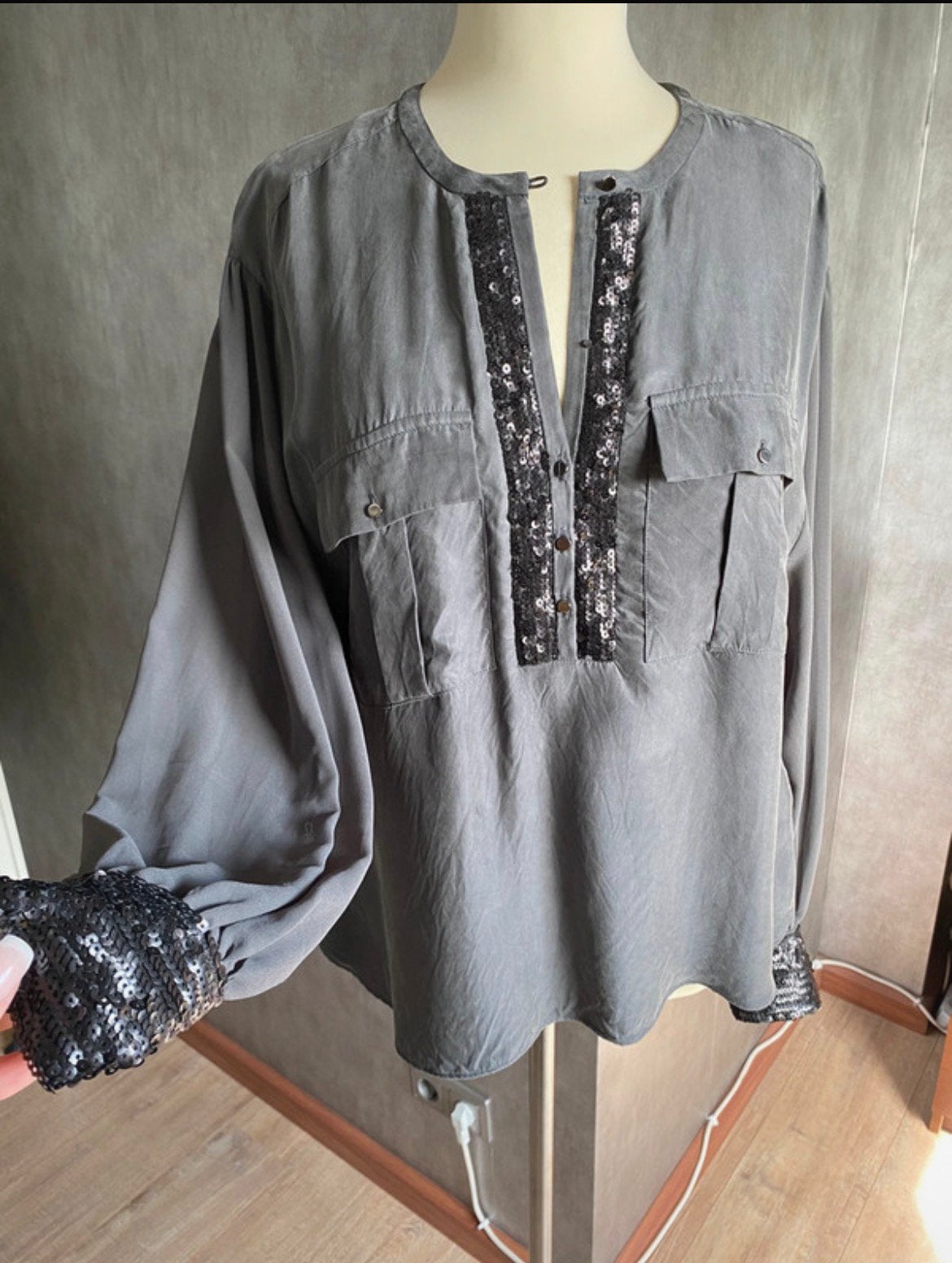 Nieuw Gustav 40 blouse tuniek grijs Antraciet, Maat 38/40 (M), Gustav, Nieuw, Ophalen of Verzenden