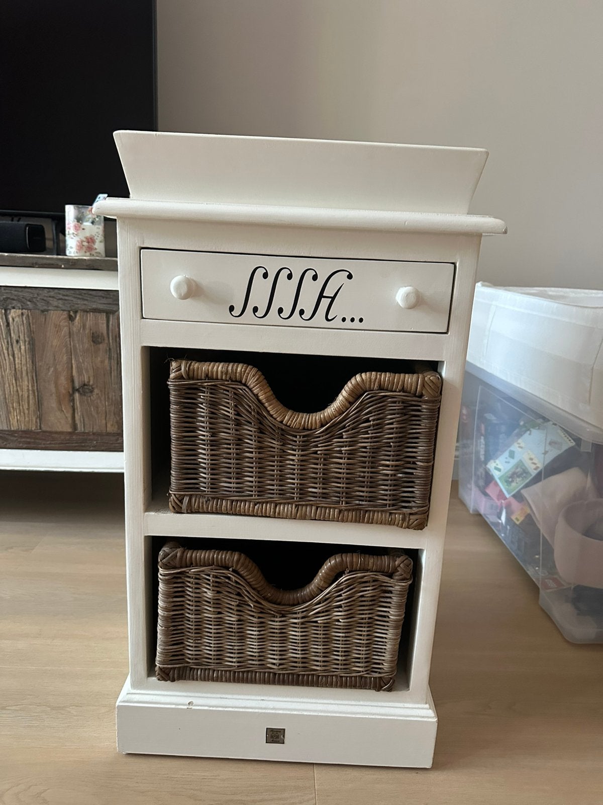 Riviera maison nachtkastjes, 1 of 2 laden, Zo goed als nieuw, Minder dan 100 cm, 25 tot 50 cm