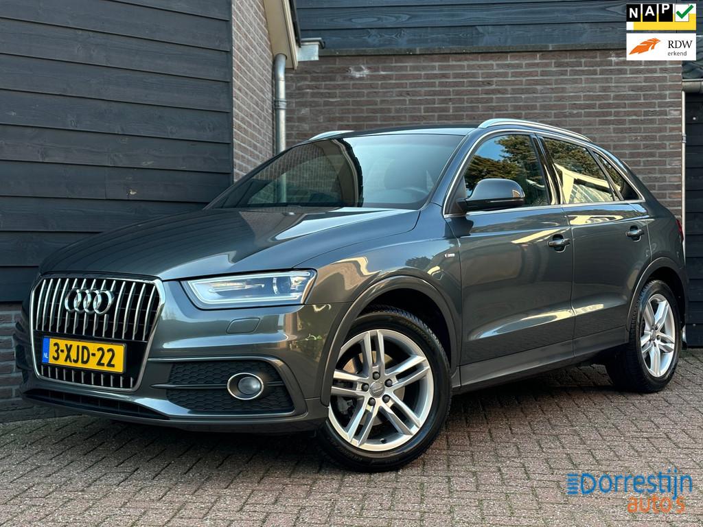Audi Q3 1.4 TFSI Sport Edition | 2X S-Line | Trekhaak | Navi, 730 kg, 4 cilinders, 150 pk, Leder en Stof