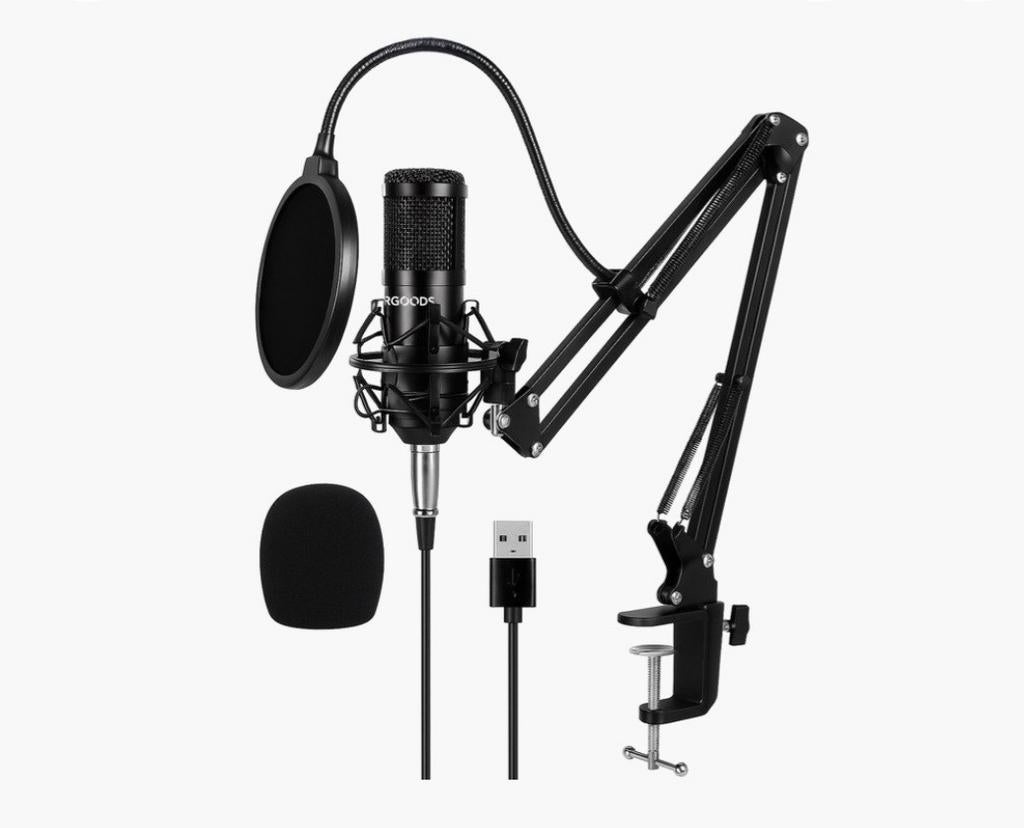 LifeGoods Condensator Microfoon Set - Studio Kwaliteit, Muziek en Instrumenten, Ophalen of Verzenden, Nieuw, Studiomicrofoon