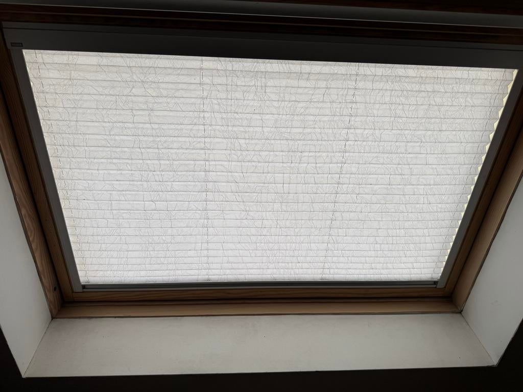 VELUX Lichtdoorlatende Gordijnen – Type GGL (M04 & U04), Minder dan 50 cm, Gebruikt, Wit, Ophalen of Verzenden