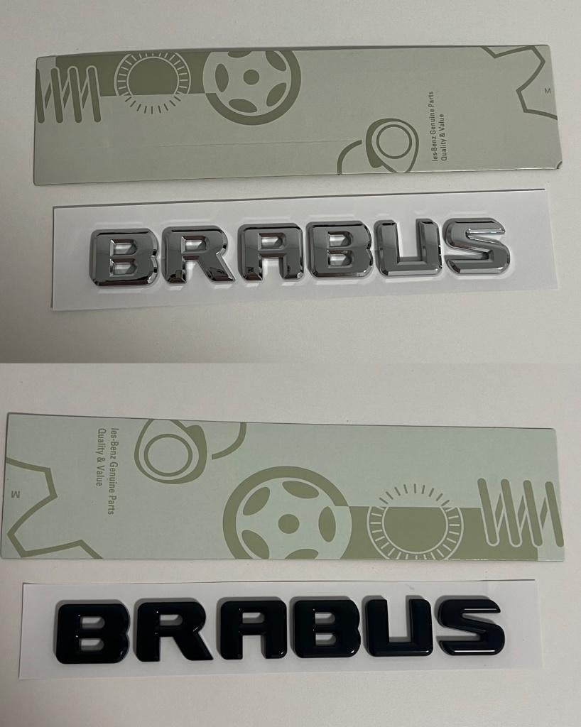 Brabus Kofferbak Embleem past op alle Mercedes benz modellen, Ophalen of Verzenden