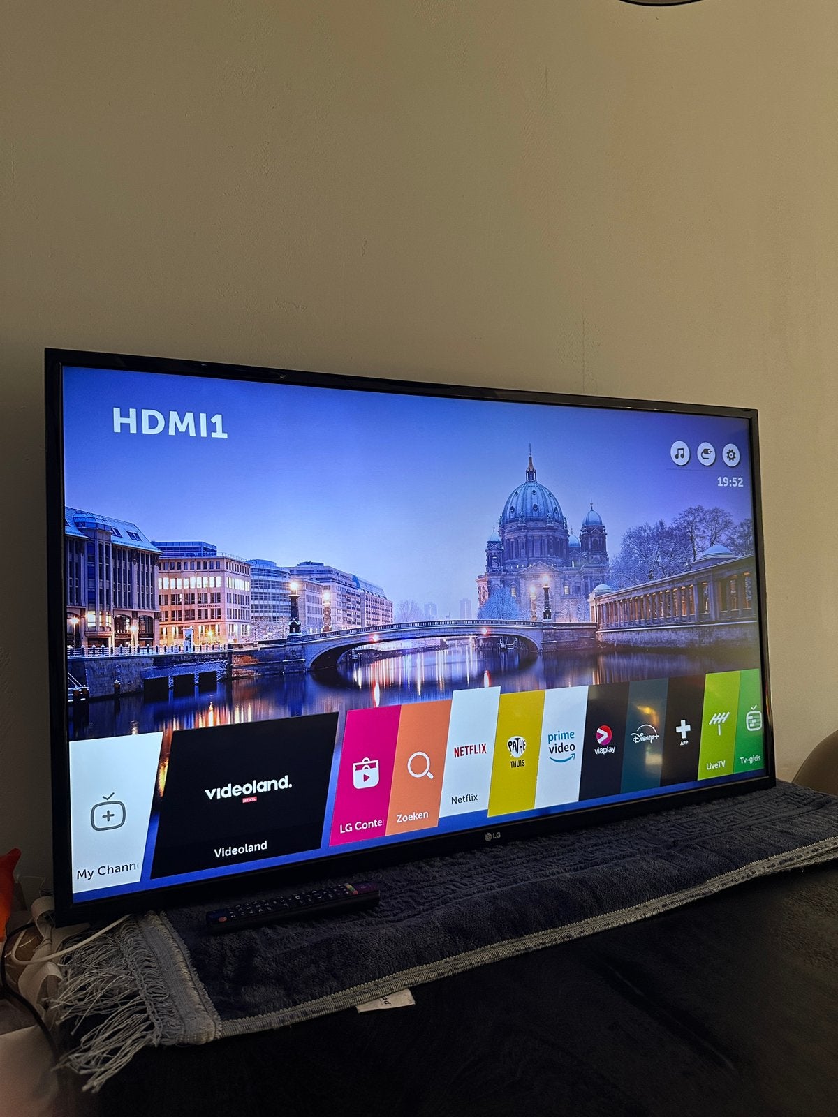 LG smart tv 43 inch 4K Ultra HD, Ophalen, LED, 50 Hz, Zo goed als nieuw