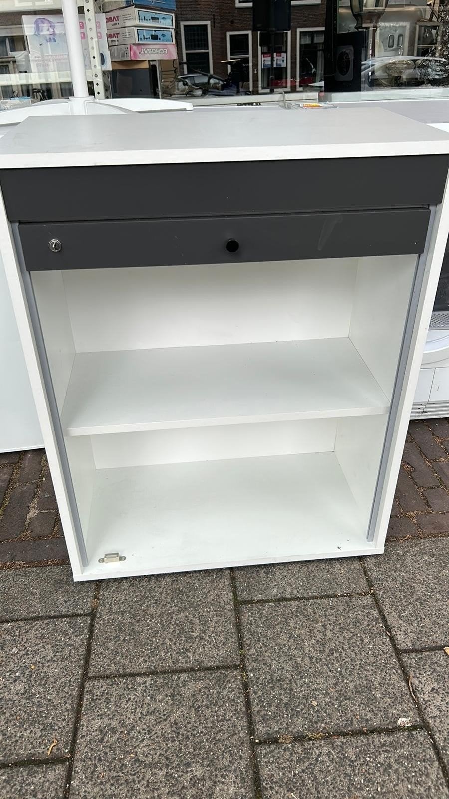 Te koop kast met rol deur., Minder dan 100 cm, Met slot, 25 tot 50 cm, 50 tot 100 cm