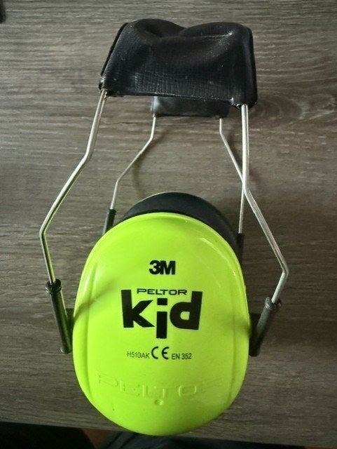 3M Peltor kid oorkappen groen ZGAN, Ophalen of Verzenden, Zo goed als nieuw