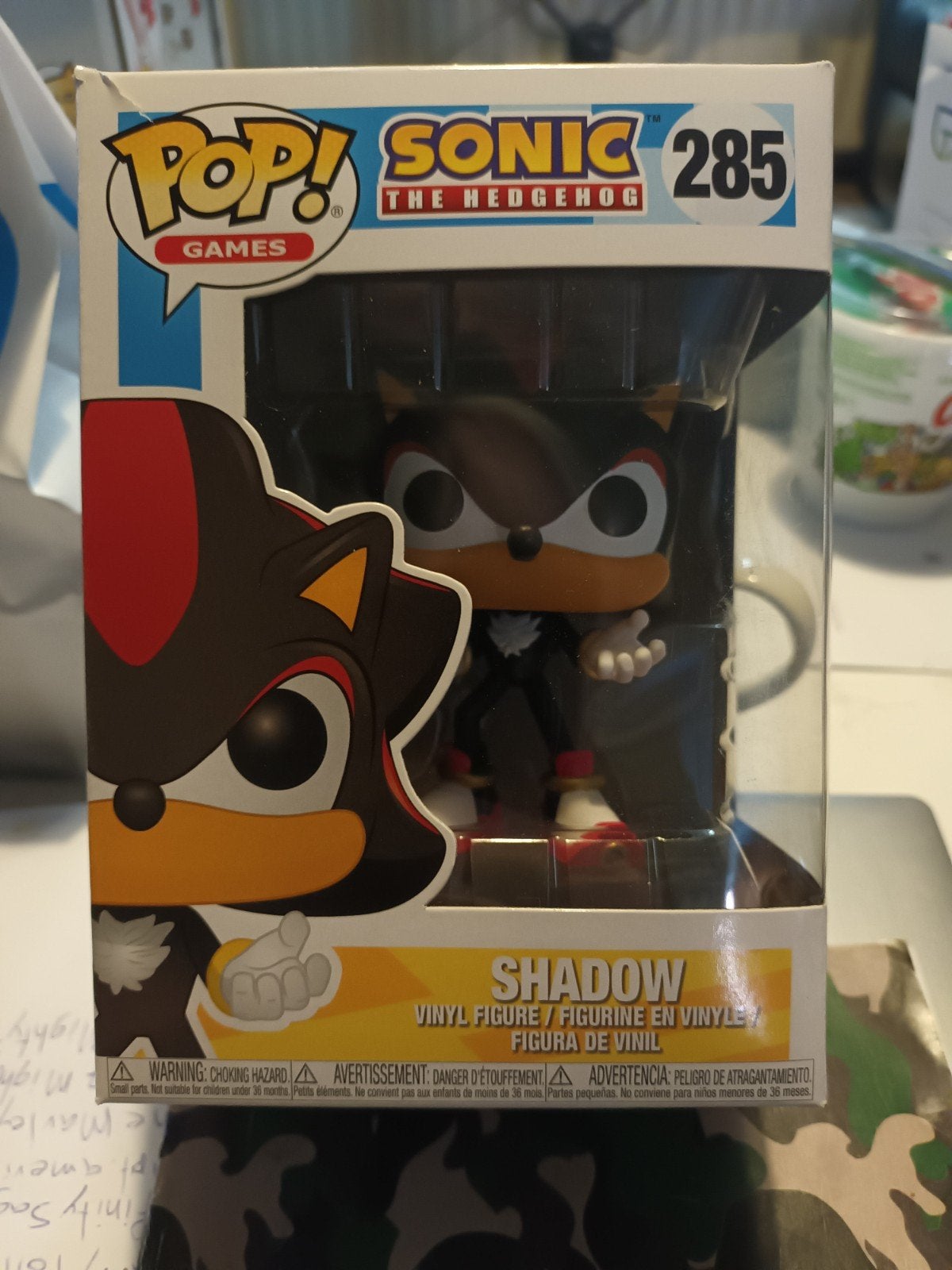 Funko Pop! Sonic The Hedgehog Shadow #285, Ophalen of Verzenden, Zo goed als nieuw