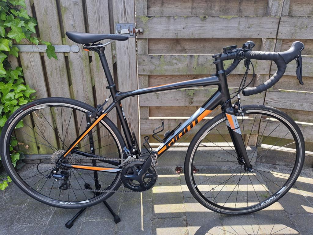 Giant Contend racefiets, Fietsen en Brommers, Fietsen | Racefietsen, Ophalen, Gebruikt, Aluminium, Giant