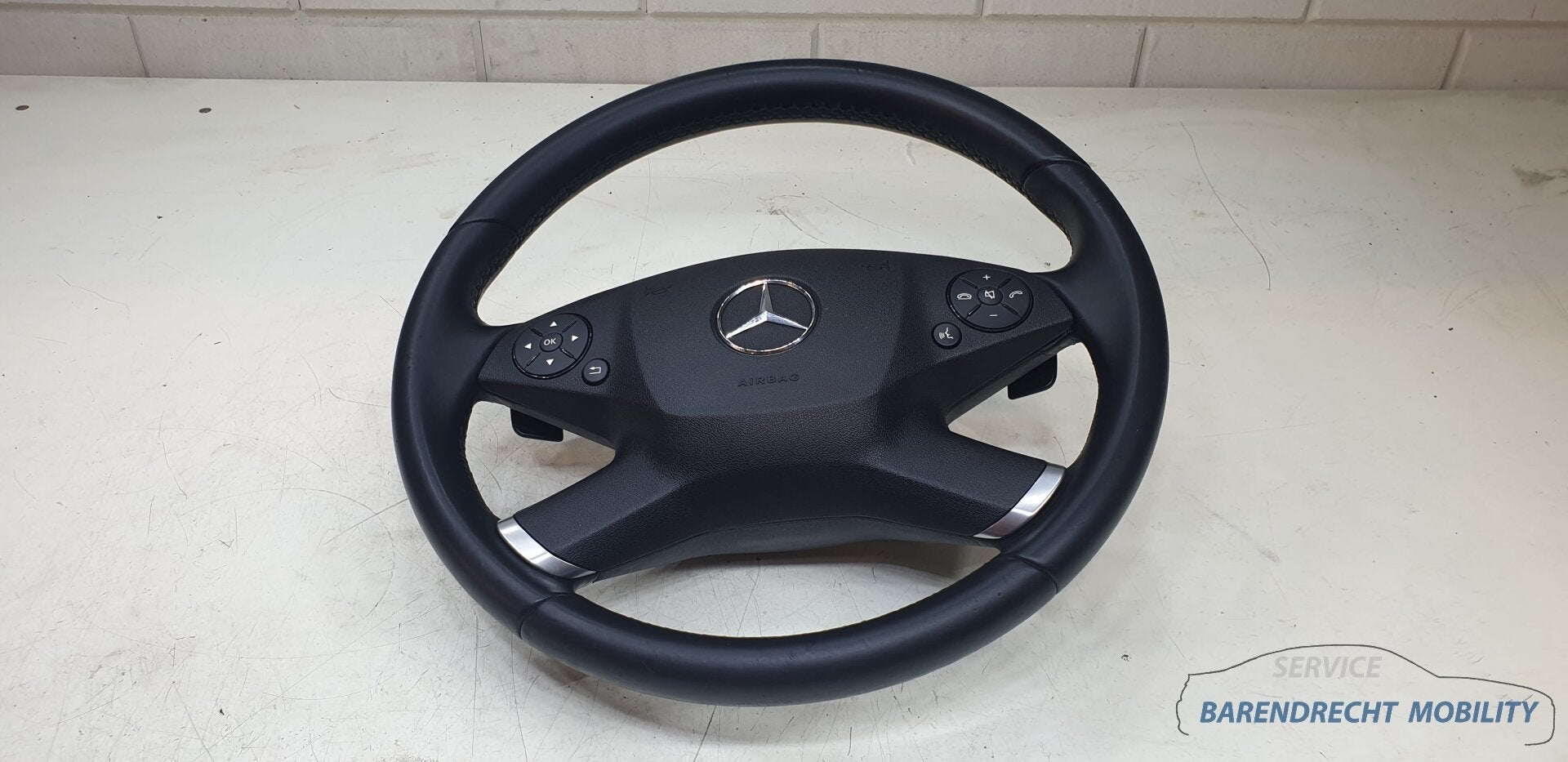 4-spaaks stuurwiel Mercedes W207 W212 E Klasse zwart stuurwi