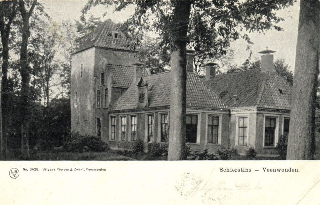 Schierstins - Veenwouden. - L.R.V. No. 3428 - gelopen, Verzenden, 1920 tot 1940, Gelopen, Friesland