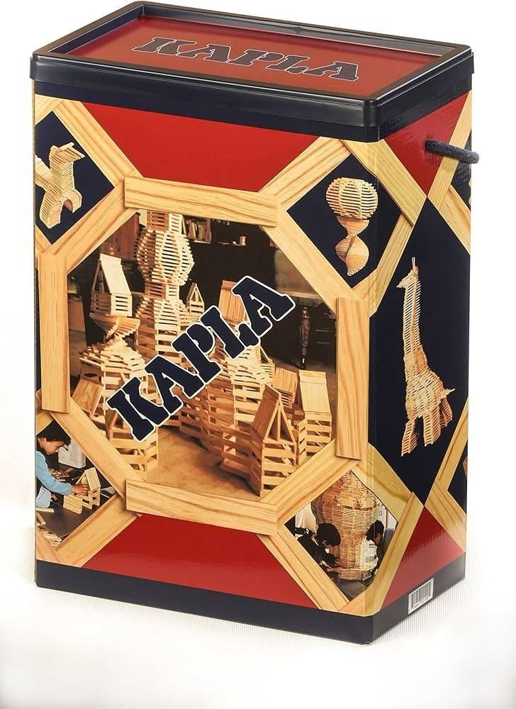 Kapla 400 pieces 2 big boxes - Kapla houten bouwplankjes, Ophalen of Verzenden, Zo goed als nieuw, Overige merken