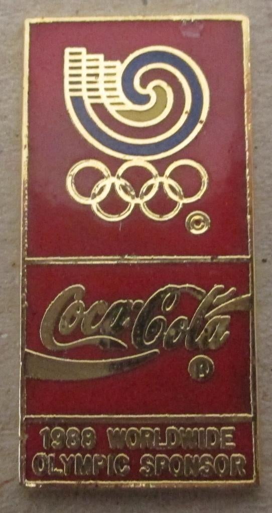 Coca-Cola pin speldje Seoul Olympic Worldwide Sponsor logo., Verzamelen, Speldjes, Pins en Buttons, Ophalen of Verzenden, Nieuw