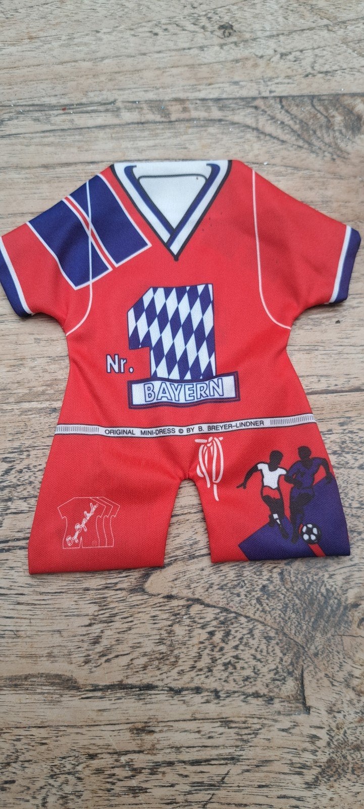 Minidress Bayern Munchen uit midden jaren 90, Verzamelen, Ophalen of Verzenden, Zo goed als nieuw, Buitenlandse clubs, Overige typen